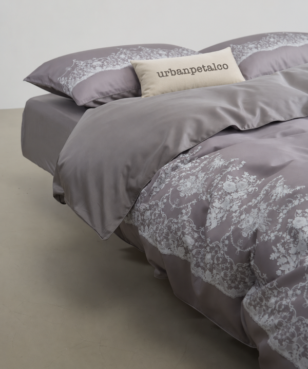 Lace Garden Tencel Cotton Cooling Bedding Set
