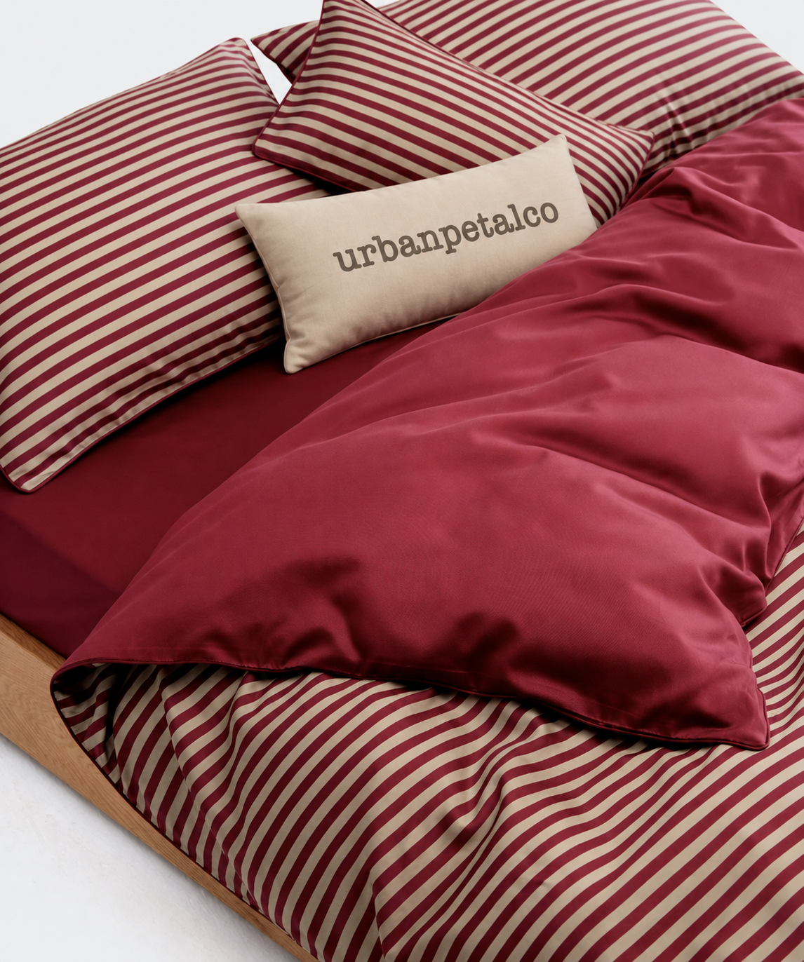 Soft Stripe Tencel Cotton Brushed Bedding Set