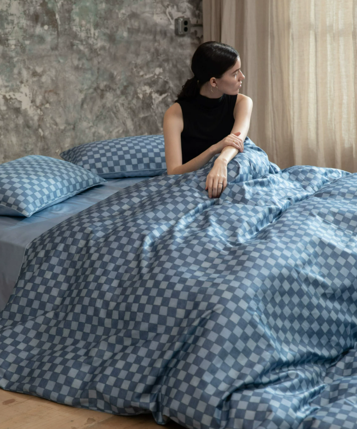 Denim Heritage Double-Yarn Pima Cotton Bedding Set Secondary image