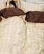 Soft Check Long-Staple Cotton Sateen Bedding Set