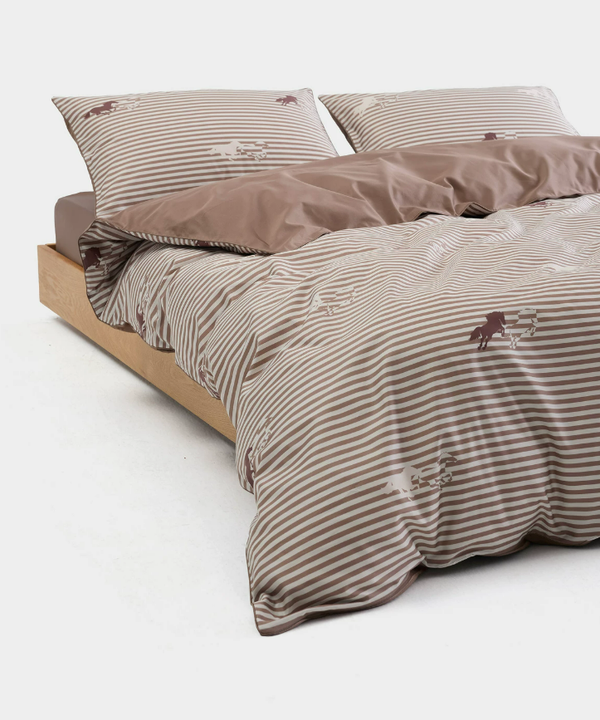 Galloping Horse Long-Staple Cotton Sateen Bedding Set