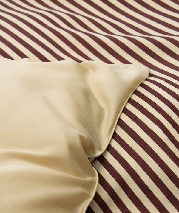Soft Stripe Tencel Cotton Brushed Bedding Set