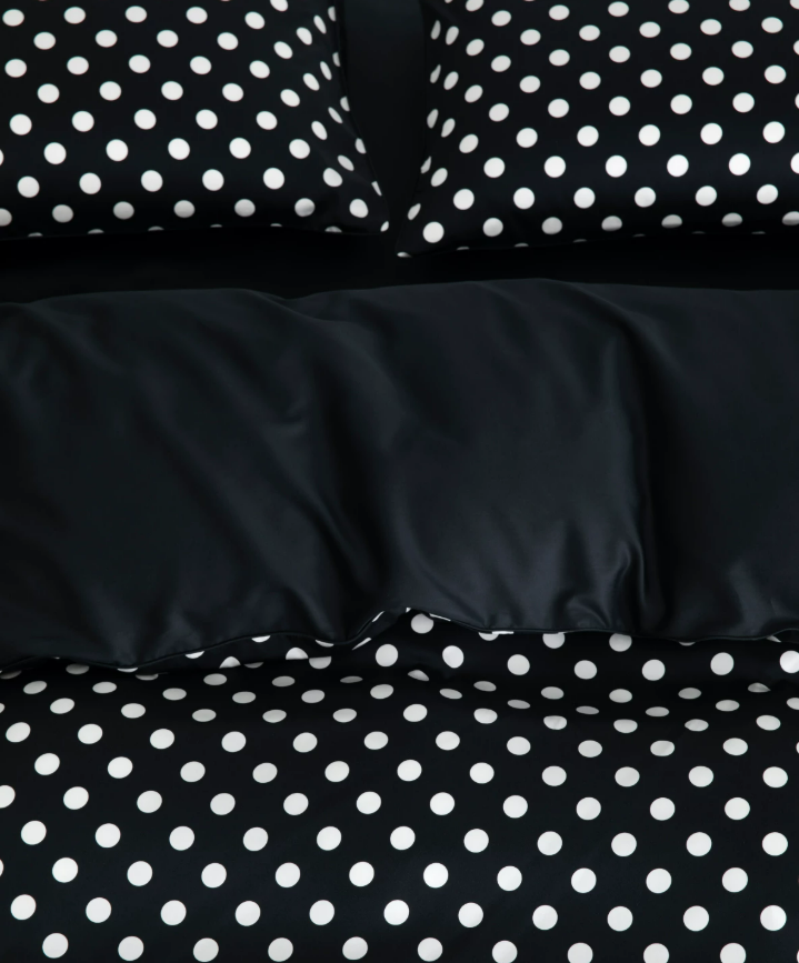 Polka Dot Tencel Cotton Sateen Bedding Set