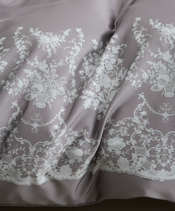 Lace Garden Tencel Cotton Cooling Bedding Set