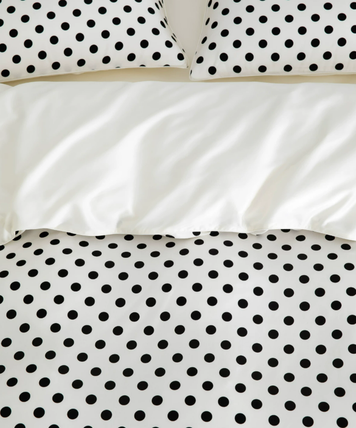 Polka Dot Tencel Cotton Sateen Bedding Set
