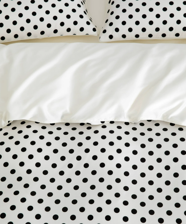 Polka Dot Tencel Cotton Sateen Bedding Set