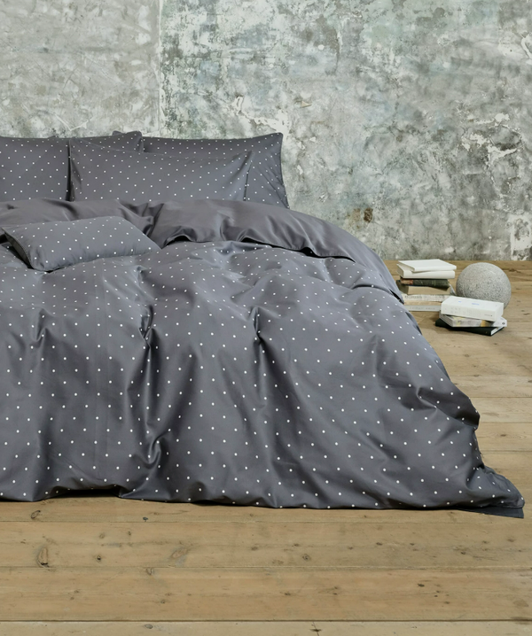 Polka Dot Haven Long-Staple Cotton Sateen Bedding Set
