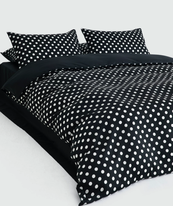 Polka Dot Tencel Cotton Sateen Bedding Set