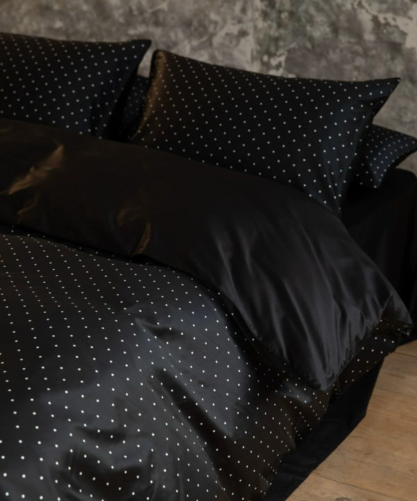 Polka Dot Luxe Double-Yarn Pima Cotton Bedding Set